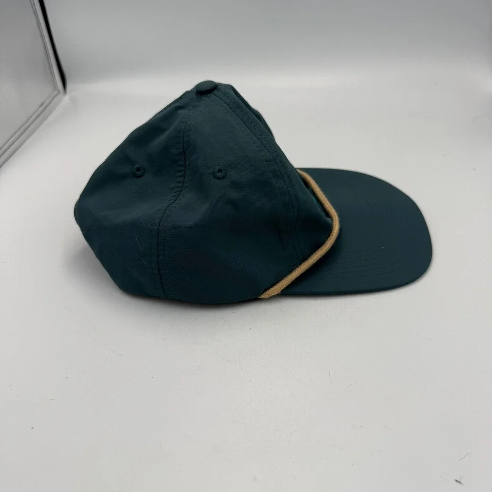 Sun Cruiser Rope Hat Mens Teal Green Snapback Outdoor Graphic Patch Cap